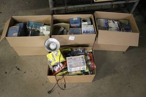 lot 37 image: Bulk Lot of Globe Accent Bulbs and Light Fixtures