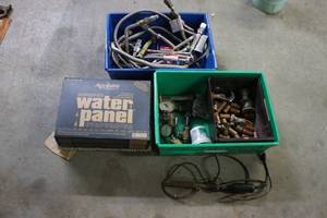 lot 83 image: Assorted Plumbing Parts and Hoses with Aprilaire Water Panel Evaporator