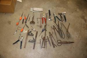 lot 114 image: Collection of Assorted Vintage Hand Tools and Pliers