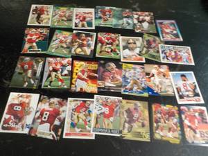 lot 68 image: Steve Young Cards...