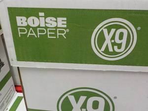 lot 9 image: Boise X-9 White 5000 sheets 8.5 x 1...