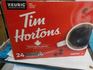 lot 24 image: Keurig Tim Hortons 24 pod Ground C...