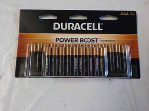 24 Duracell Power Boost AAA Batteri...