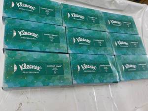 9 Boxes Kleenex Facial Tissues...