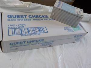 lot 48 image: Case of Guest Checks - need a carbo...