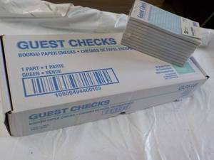 lot 49 image: Case of Guest Checks - need a carbo...