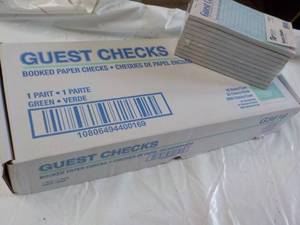 lot 50 image: Case of Guest Checks - need a carbo...