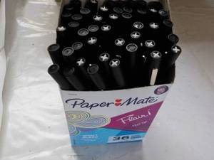 lot 76 image: Paper Mate Felt Tip Pens...