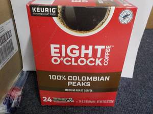 lot 79 image: 8 Oclock 24 Pod Colombian Coffee...