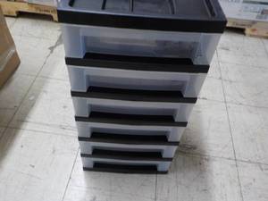 lot 80 image: Office Depot 6 Drawer Plastic 12 x ...