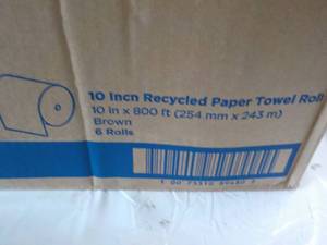 lot 83 image: 6 Rolls Motion 10 Brown Paper Towe...