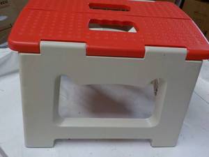 lot 104 image: Folding Step Stool...