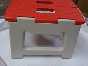 lot 105 image: Folding Step Stool...
