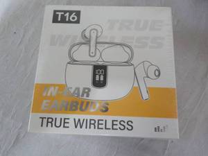 lot 123 image: T16 True Wireless In-Ear Ear Buds...