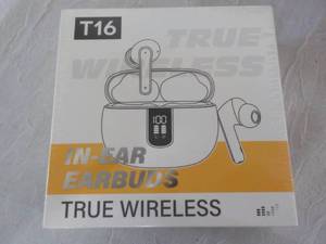 lot 124 image: T16 True Wireless In-Ear Ear Buds...