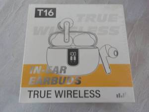 lot 125 image: T16 True Wireless In-Ear Ear Buds...