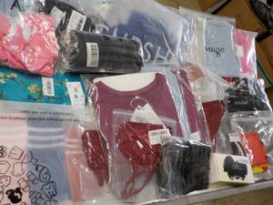 lot 149 image: New Clothes and Bags from Amazon- v...
