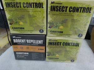 lot 197 image: 1 Rodent Repellent 8 pack and 3 box...