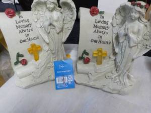 lot 204 image: 2 Solar Angel Lights...