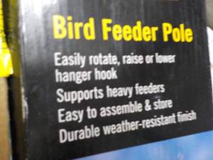 lot 213 image: Bird Feeder Pole and Garden Stakes...