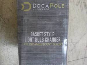 lot 215 image: Doca Pole Basket Style Light Bulb C...