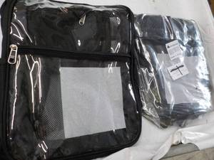 lot 248 image: 2 Clear Backpacks- stadium approved...
