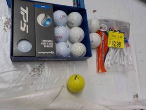lot 285 image: Golf Ball and Tees...