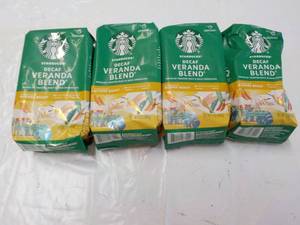 lot 292 image: 4 Starbucks Decaf Veranda Blend Cof...