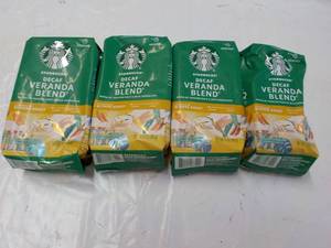 lot 294 image: 4 Starbucks Decaf Veranda Blend Cof...