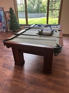 Almost Brand New 8 Foot Brunswick Contender Series Pool Table w/ Accessories. Over $4500 Retail Cost - Amazing Condition