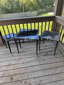 lot 51 image: 3 Outdoor Patio tables