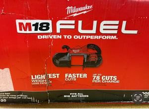 lot 24 image: Milwaukee M18 FUEL 18V Lithium-Ion Brushless Cordless Deep Cut Band Saw BRAND NEW 2929-20 MSRP $399