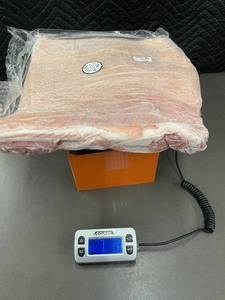 M - Frozen Pork Belly Slab USDA Inspected 7lbs 3ozs