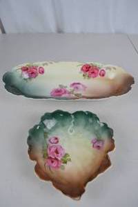 lot 251 image: Antique Z.S. Co. Bavaria Marseille Hand-Painted Porcelain Bowls