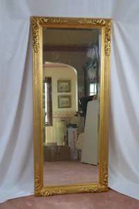 lot 275 image: Large Gold Ornate Wall Mirror, 24 x 48