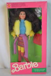 lot 292 image: 1990 Barbie Kira Doll United Colors of Benetton NIB Mattel