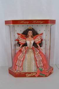lot 315 image: 1997 Happy Holidays Barbie Special Edition Doll - 10th Anniversary, New in Box