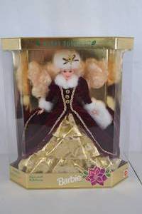 lot 318 image: 1996 Barbie Happy Holidays Special Edition Doll in Box