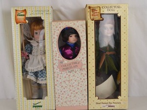 lot 337 image: Seymour Mann & Collector Porcelain Dolls in Boxes - Lot of 3