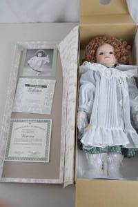 lot 347 image: Ashton-Drake Katrina Porcelain Doll with Box and COA