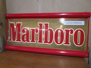 Marlboro lighted sign, works, 48"L ...