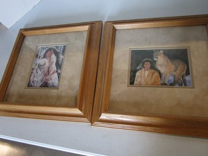 lot 19 image: Maija prints with bobcat & lynx, fr...