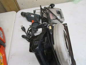 lot 82 image: Circular saw, drill, jig saw...