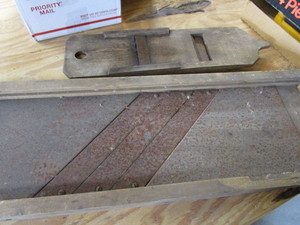 lot 94 image: Antique 3 blade kraut cutter, small...