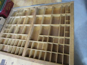 lot 99 image: Vintage printers tray, 21-12 x 17...