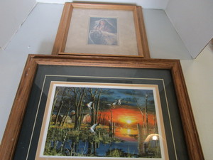lot 109 image: Jim Hansel Autumn Visitor framed 16...