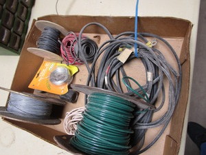 lot 164 image: Variety wire - partial rolls...