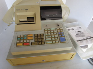 lot 185 image: Royal cash register 816NX & drawer,...