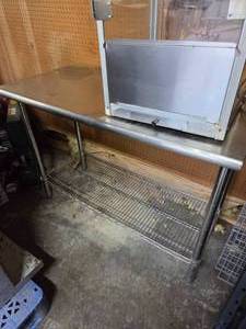 lot 17 image: Stainless Steel Table