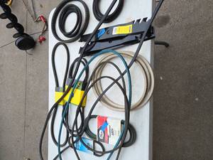 lot 27 image: Assortment Of V-Belts & Mower Blades